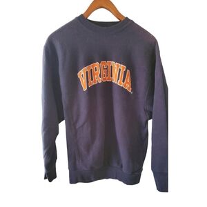 Steve & Barry's Athletic Goods Virginia Sweatshirt Navy and Orange Size XS